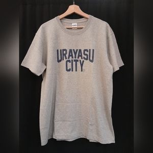URAYASU CITY United Athle Super Heavyweight 4252 7.1 oz Gray T-Shirt Men's XL .